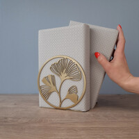Тримач для Книг Glozis Ginkgo Bronze G-040 14 х 14 см