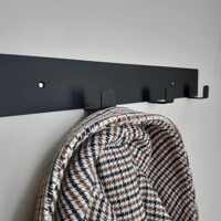 Вішалка Настінна 40см х 5см Glozis Urban Black 40 H-103