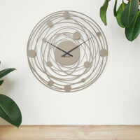 Годинник Настінний 50см х 50см Glozis Solar Beige B-044