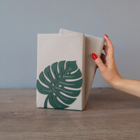 Держатель для книг Glozis Monstera Leaf Green G-076 13 х 14 см