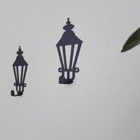 Гачок Настінний 13см х 7см Glozis Lamppost H-022