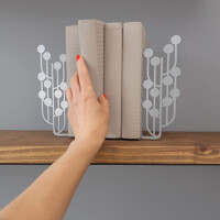 Тримачі для Книг Glozis Dots Silver G-058 30 х 20 см