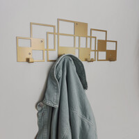 Вішалка Настінна 50см х 17см Glozis Bau Bronze H-075