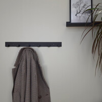 Вішалка Настінна 60см х 5см Glozis Urban Black 60 H-105