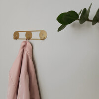 Гачки Настінні 25см х 5см Вышалка Glozis Orbis Bronze H-081