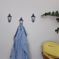 Гачок Настінний 13см х 7см Glozis Lamppost H-022