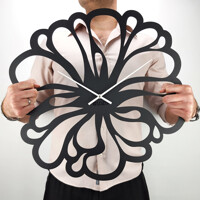 Годинник Настінний 48см х 48см Glozis Flower A-041