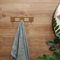 Гачки Настінні 25см х 5см Вышалка Glozis Kanto Bronze H-085