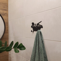 Вішалка Настінна 16см х 10см Glozis Bath H-067