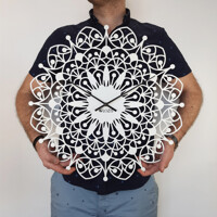 Годинник Настінний 50см х 50см Glozis Ajur B-016