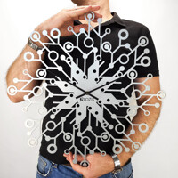 Годинник Настінний 50см х 50см Glozis Galaxy B-014