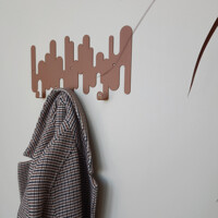 Вішалка Настінна 37см х 13см Glozis Rhythm Ochre H-100