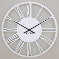 Годинник Настінний 35см х 35см Glozis Rome White B-023