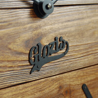 Дерев'яний Настінний Годинник 40см х 40см Glozis Nevada Mokko A-054