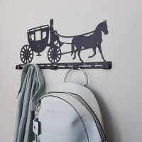 Вішалка Настінна 52см х 22см Glozis Carriage H-055