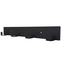 Вішалка Настінна 40см х 5см Glozis Urban Black 40 H-103