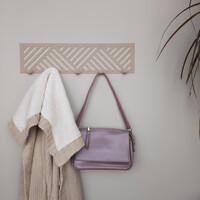 Вішалка Настінна 50см х 13см Glozis Nord Beige H-090