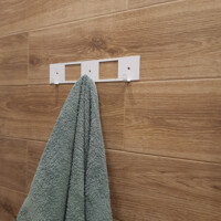 Гачки Настінні 25см х 5см Вышалка Glozis Kanto White H-084