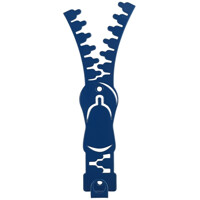 Гачок Настінний 17см х 7см Glozis Zipper H-038