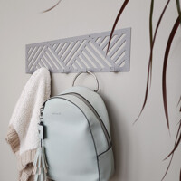 Вішалка Настінна 50см х 13см Glozis Nord Grey H-091