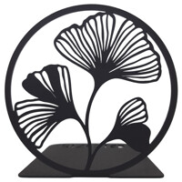 Тримач для Книг Glozis Ginkgo Black G-039 14 х 14 см