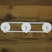 Гачки Настінні 25см х 5см Вышалка Glozis Orbis White H-080