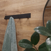 Вішалка Настінна 40см х 5см Glozis Urban Black 40 H-103