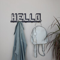 Вішалка Настінна 52см х 15см Glozis Hello H-073