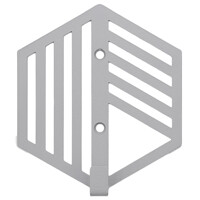 Гачок Настінний 10см х 9см Glozis Nod Grey H-094