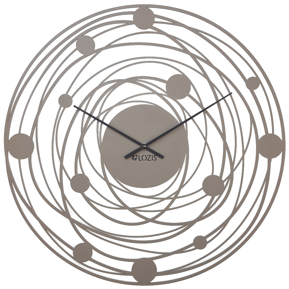 Годинник Настінний 50см х 50см Glozis Solar Mokko B-045