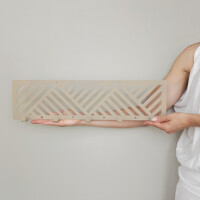 Вішалка Настінна 50см х 13см Glozis Nord Beige H-090