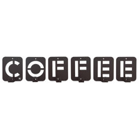 Вішалка Настінна 50см х 10см Glozis Coffee H-004