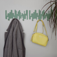 Вішалка Настінна 37см х 13см Glozis Rhythm Green H-101