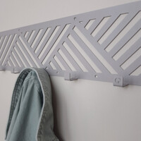 Вішалка Настінна 50см х 13см Glozis Nord Grey H-091