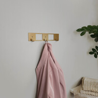 Гачки Настінні 25см х 5см Вышалка Glozis Kanto Bronze H-085