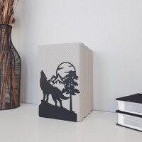 Тримач для Книг Glozis Wolf and Moon G-088 16 х 13 см