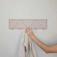 Вішалка Настінна 50см х 13см Glozis Nord Beige H-090