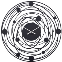 Годинник Настінний 50см х 50см Glozis Solar Black B-043