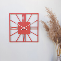 Годинник Настінний 35см х 35см Glozis New York Red B-025
