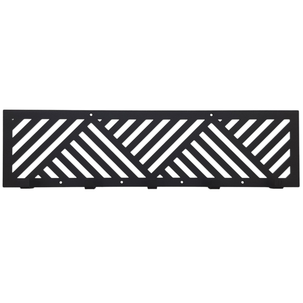 Вішалка Настінна 50см х 13см Glozis Nord Black H-089