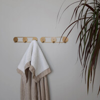 Гачки Настінні 25см х 5см Вышалка Glozis Orbis Bronze H-081