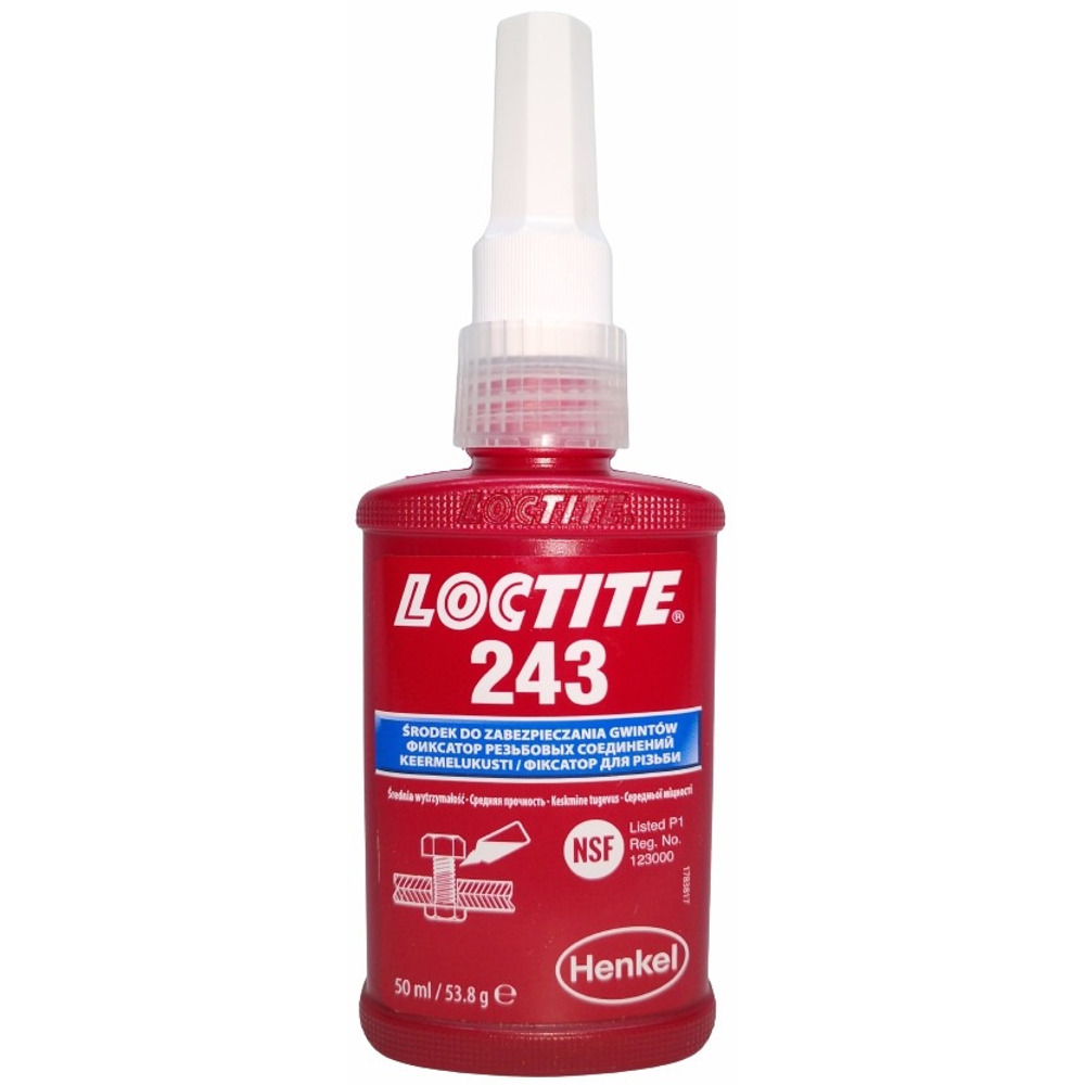 Фіксатор різьбовий Loctite 243 середньої міцності 50 мл