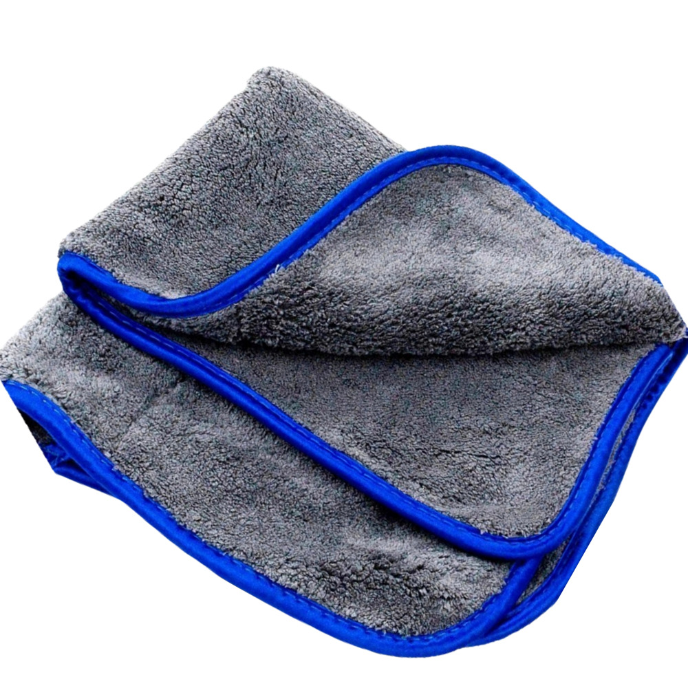 Рушник двошаровий для сушіння автомобіля 48х42см