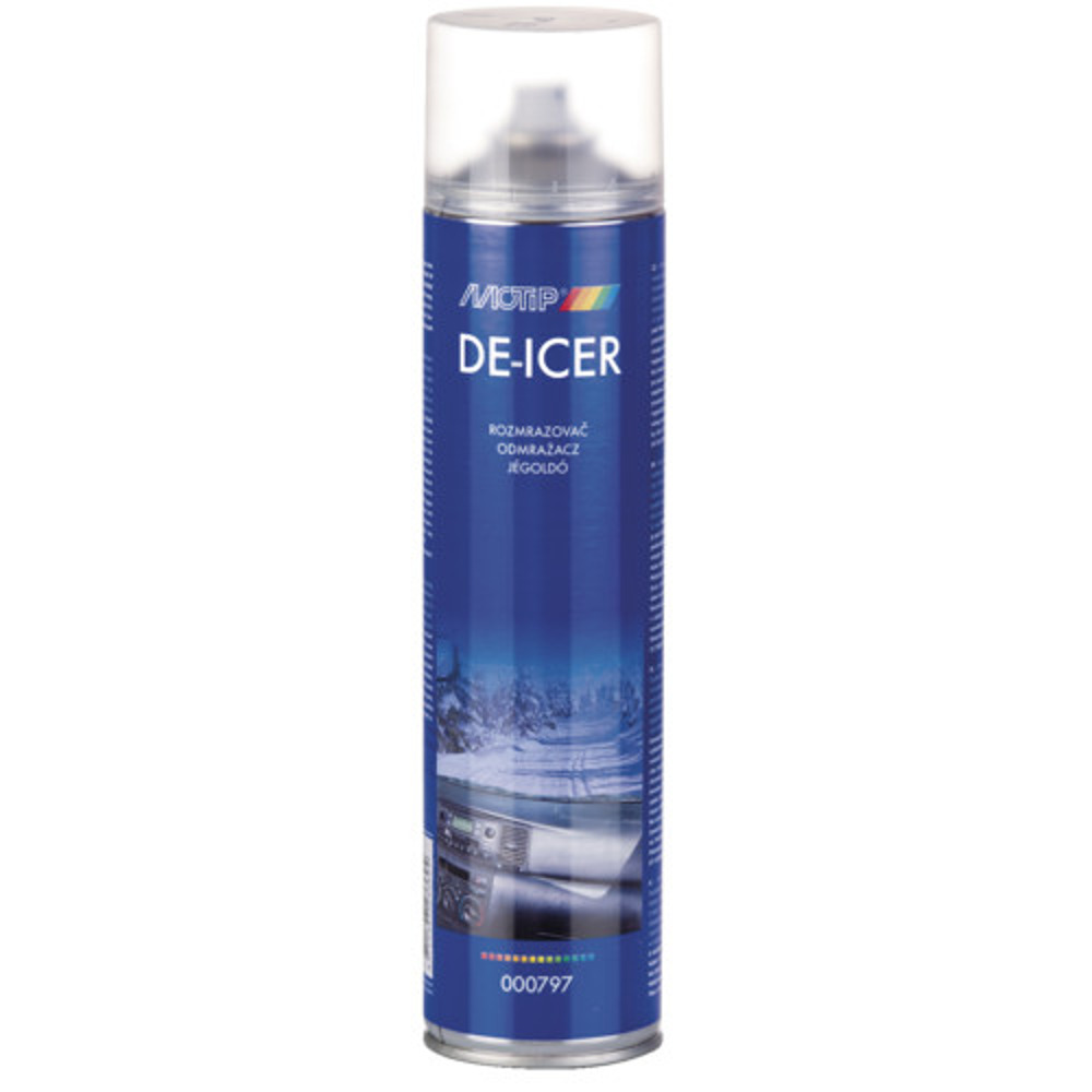 Розморожувач скла аерозольний Motip Black Line 600 мл