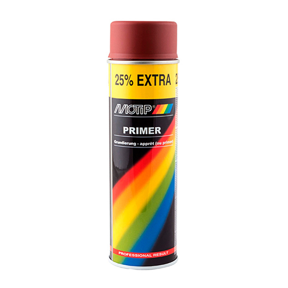 Грунт аерозольний акриловий стандартний червоний Motip 500мл