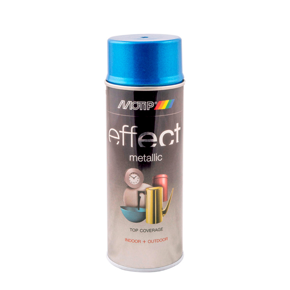 Емаль аерозольна з ефектом металік Motip Deco Effect синя 400 мл