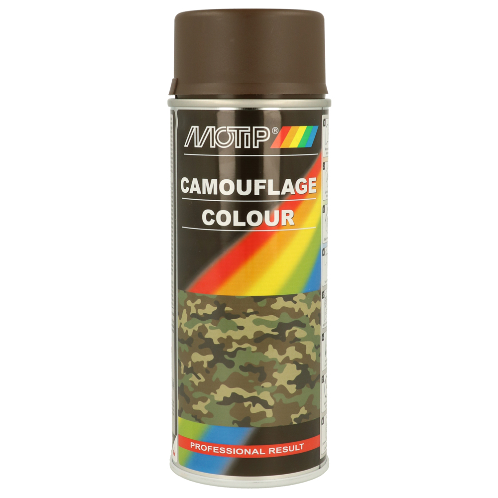 Камуфляжна фарба Motip RAL8027 НАТО коричнева 400мл
