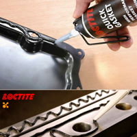 Loctite SI 5910 термостійкий силіконовий герметик для фланцевих з'єднань і прокладок чорний, 100 мл балон з автоподачею