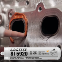 Loctite SI 5920 герметик для фланцевих з'єднань високотемпературний силіконовий для авто металу мідний 300мл Henkel