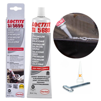 Герметик Loctite SI 5699 80мл сірий нейтральний силіконовий для фланцевих з'єднань маслостійкий високотемпературний Henkel